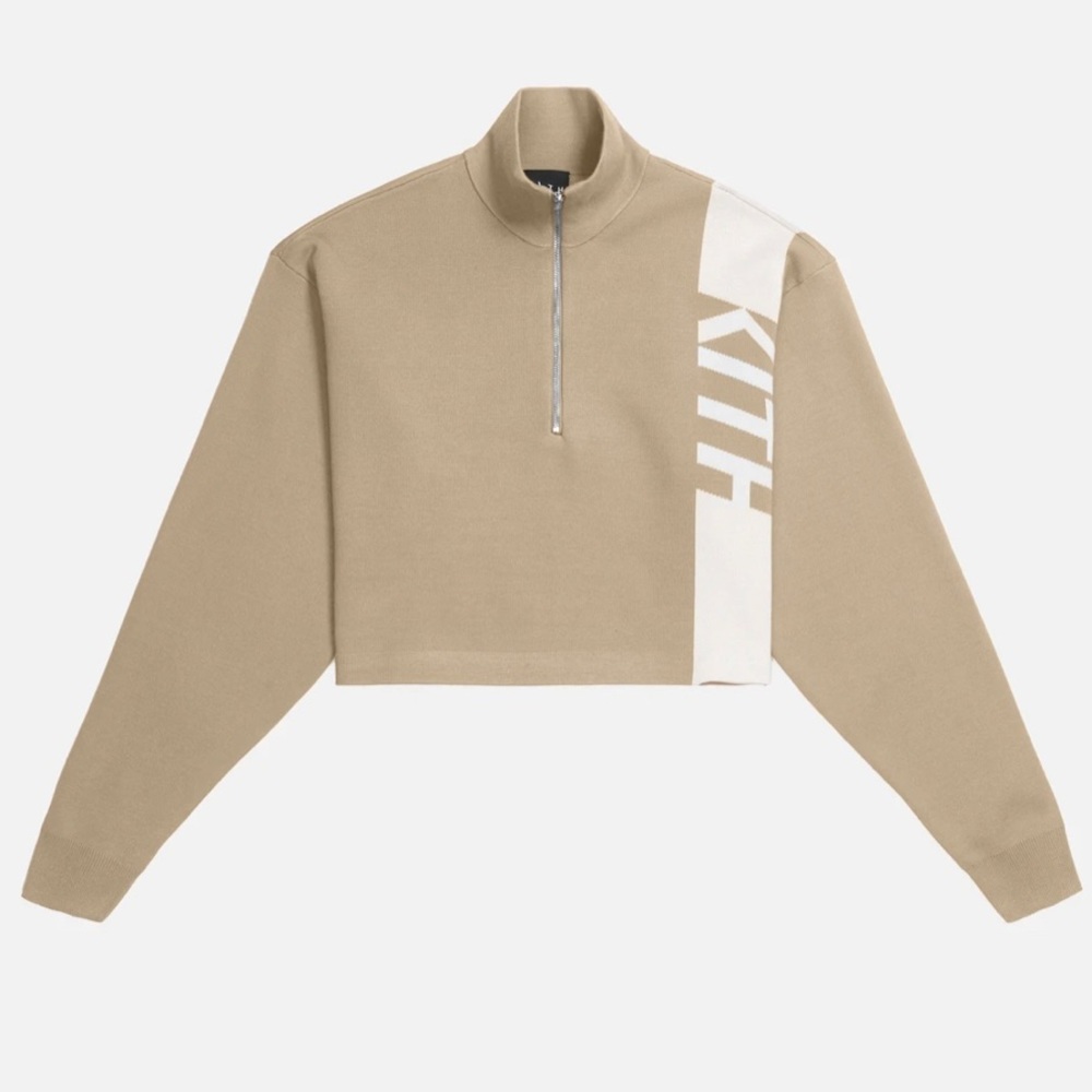 KITH WOMEN HARPER HALF ZIP- SIZE SMALL